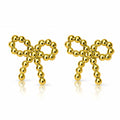 Gold Bow Earrings
